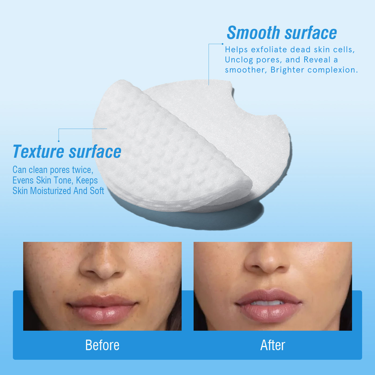 Glycolic Acid Pads, Resurfacing Pads For Fine Lines & Wrinkles